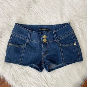 Vintage Y2K micro mini shorts 💙by Southpole